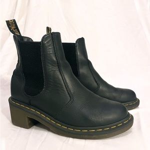 Dr. Martens Cadence Greasy Heeled Chelsea Boots